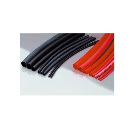 Guaina termoretraibile 5,0 mm Rosso + Nero 1m